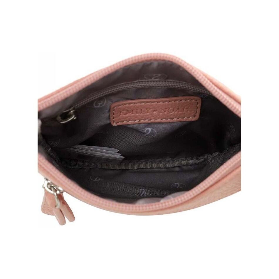 Emily & Noah Emma Handtas Klein Dubbele Rits Lightrose | Wennekes