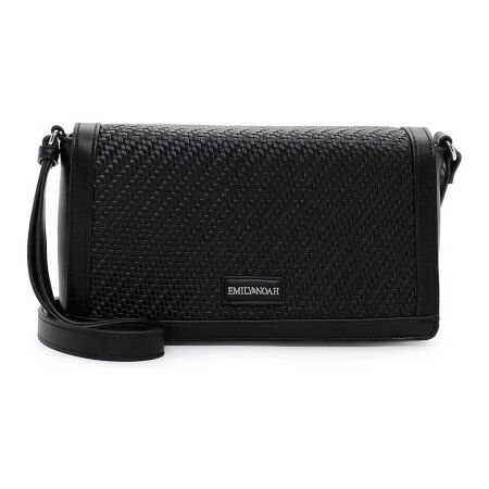 Emily & Noah Brenda Handtas Middel met Klep Zwart