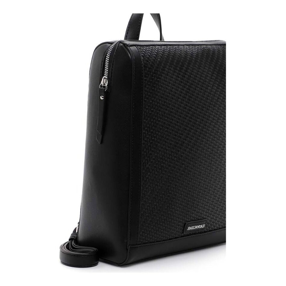 Emily & Noah Brenda Citybackpack Middel zwart | Wennekes.nl