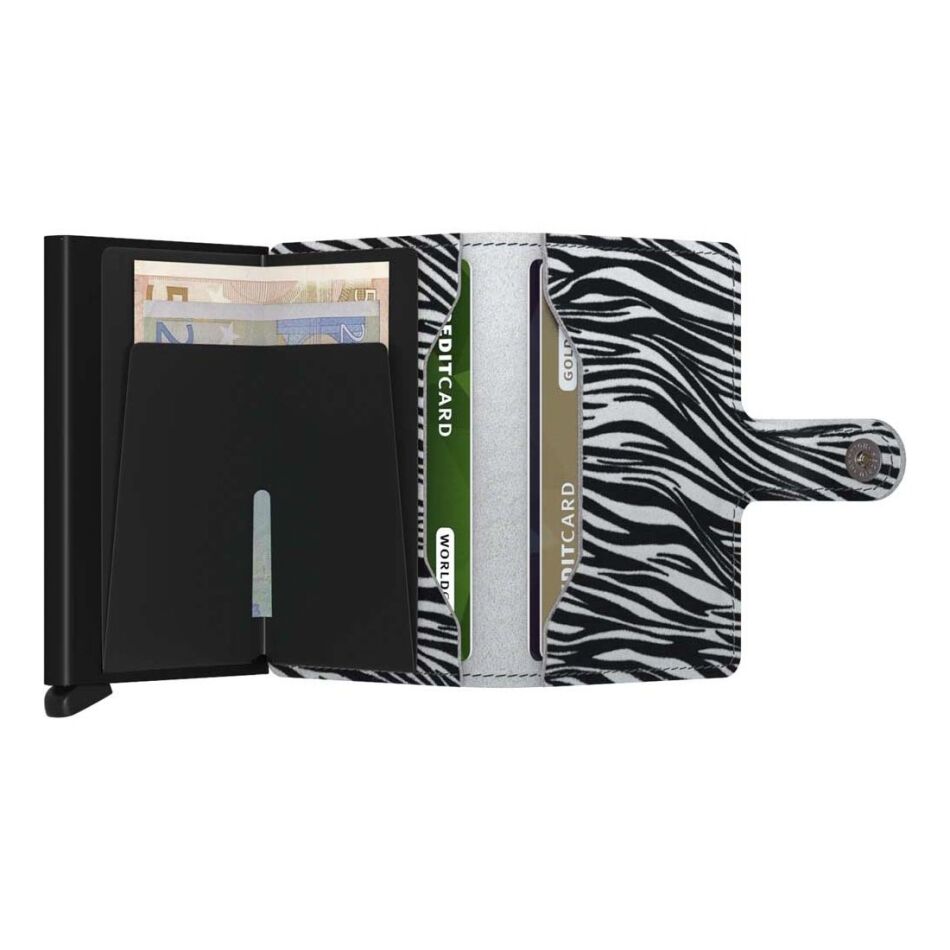 Secrid Miniwallet Zebra Light Grey | Wennekes