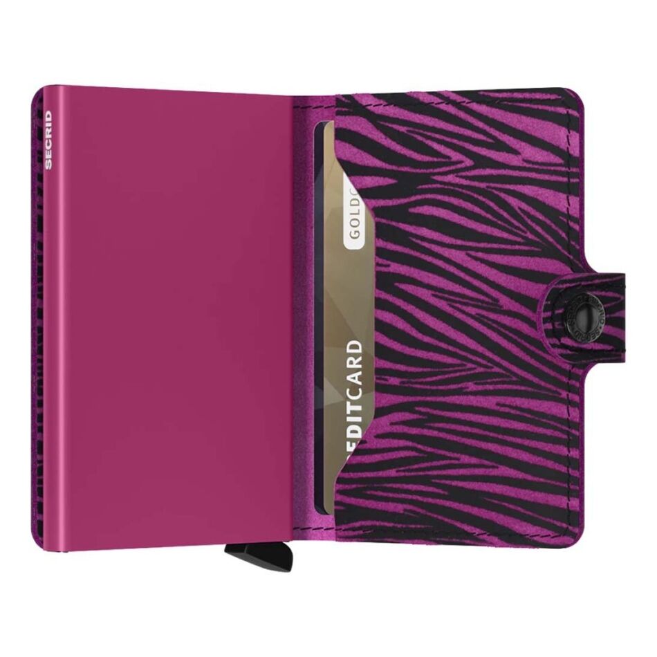 Secrid Miniwallet Zebra Fuchsia | Wennekes