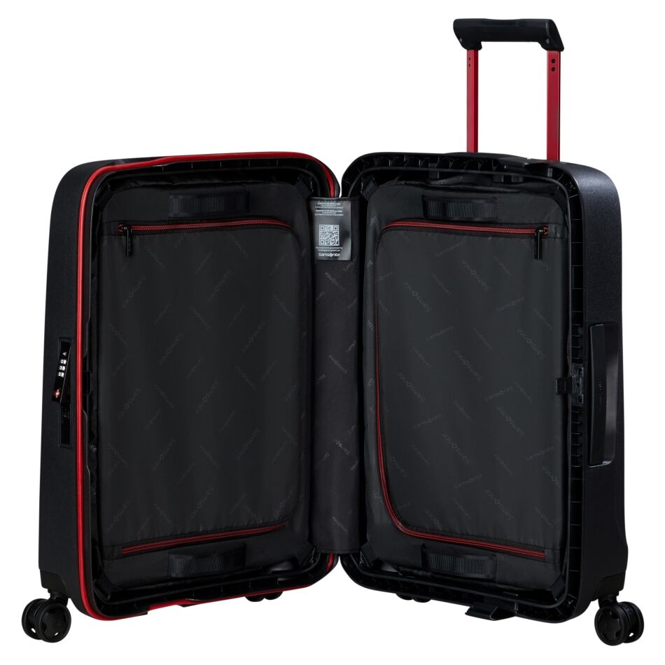 Samsonite Essens Spinner 55cm. rood | Wennekes.nl
