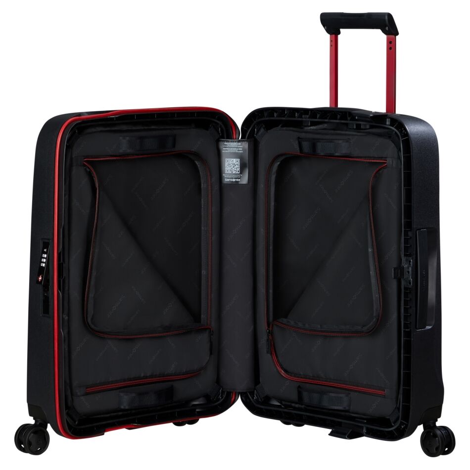 Samsonite Essens Spinner 55cm. rood | Wennekes.nl