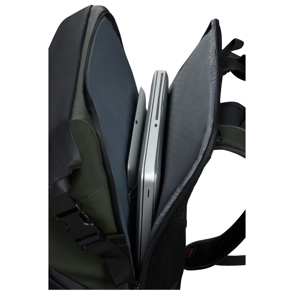 Samsonite Ecodiver Rolltop Backpack L groen | Wennekes.nl