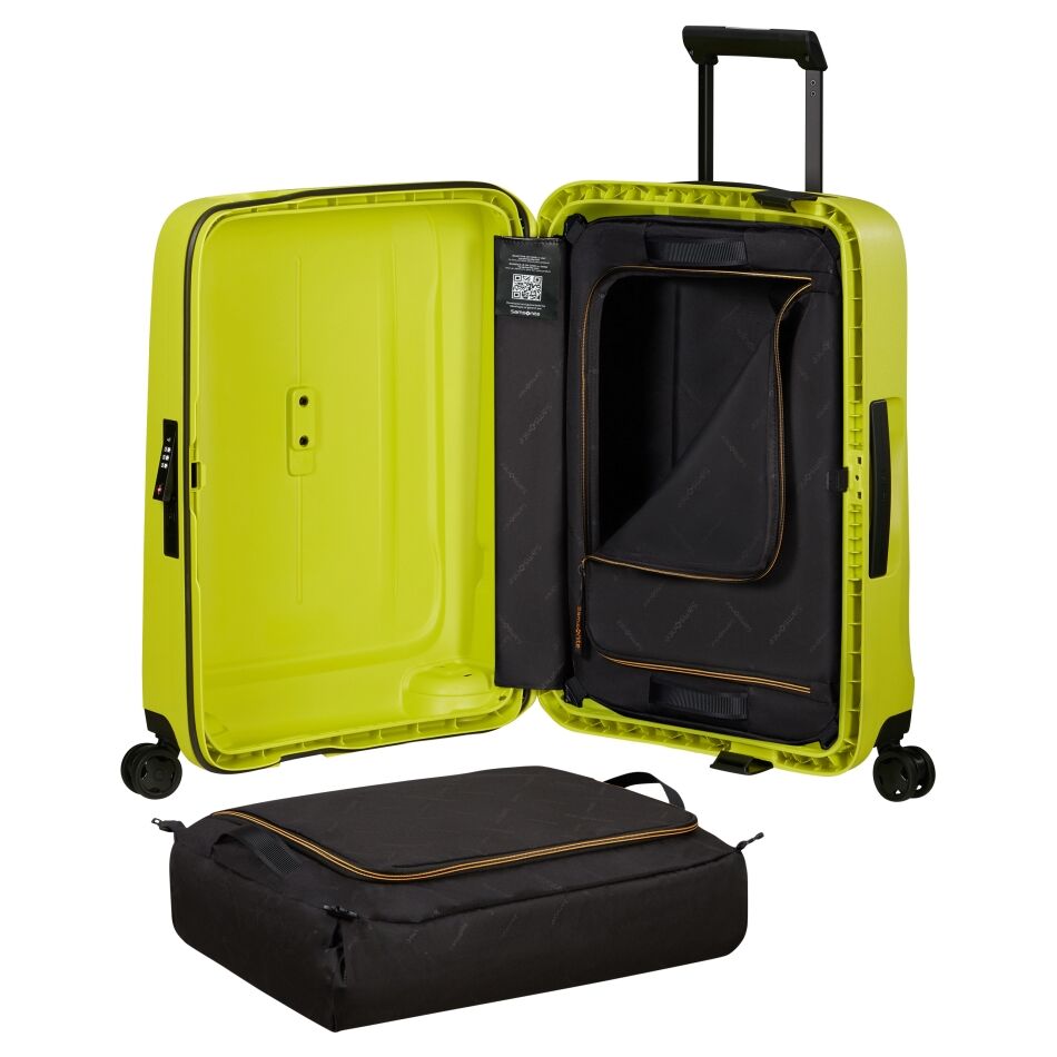Samsonite Essens Spinner 55cm. lime | Wennekes.nl