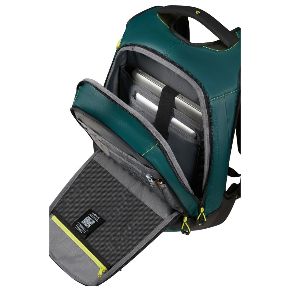 Samsonite Ecodiver Laptop Backpack L groen combi | Wennekes.nl