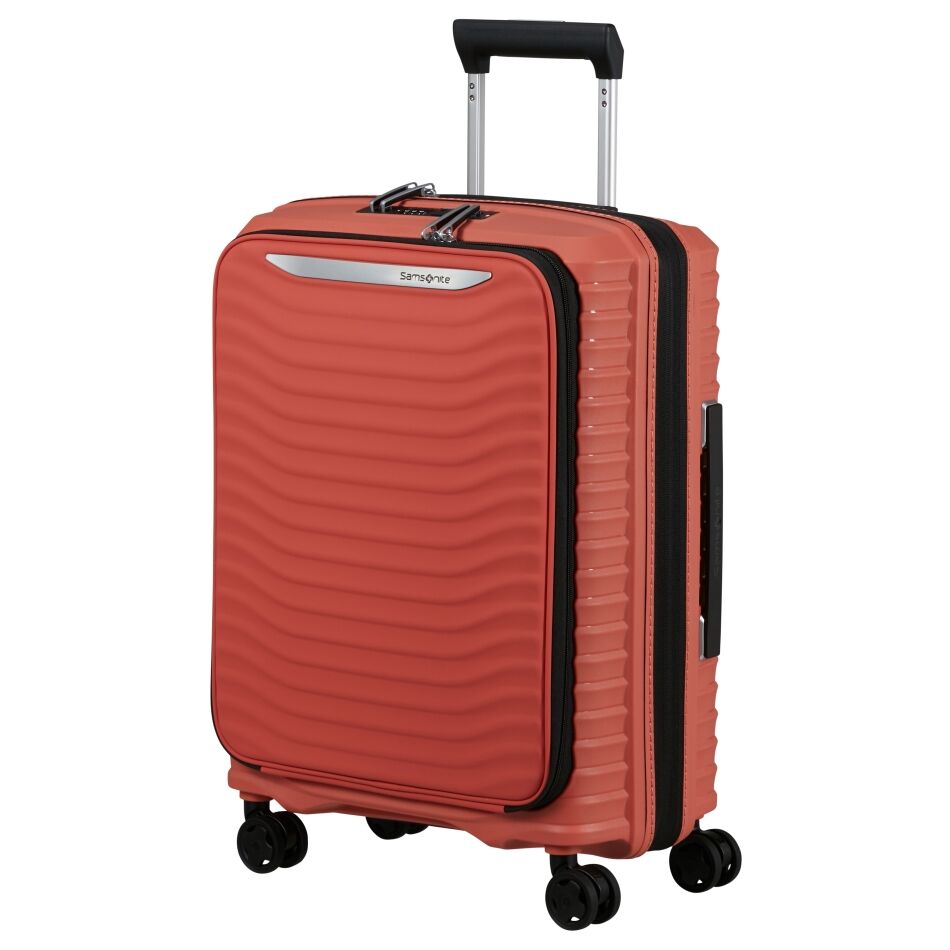 Samsonite Upscape Spinner 55cm. Exp. Easy Access cognac | Wennekes.nl