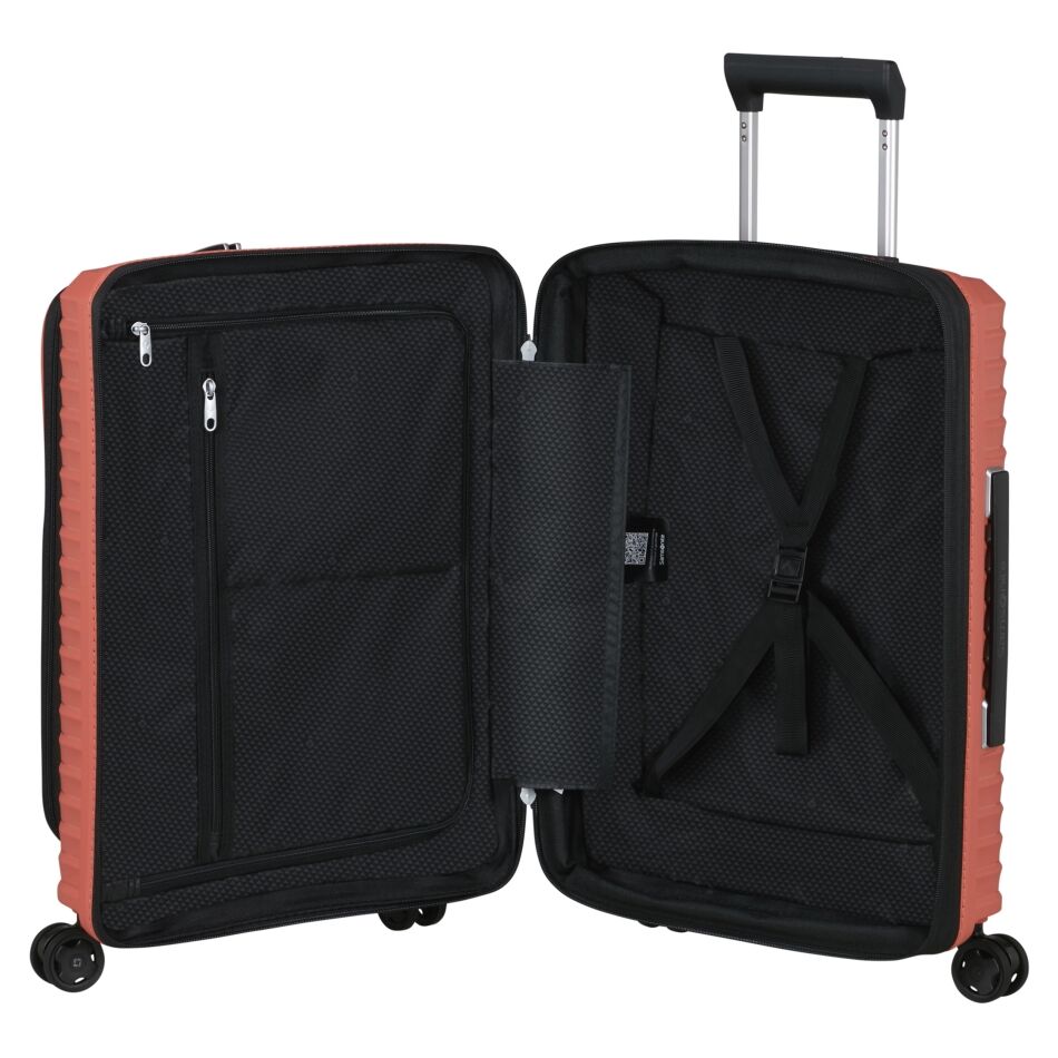 Samsonite Upscape Spinner 55cm. Exp. Easy Access cognac | Wennekes.nl