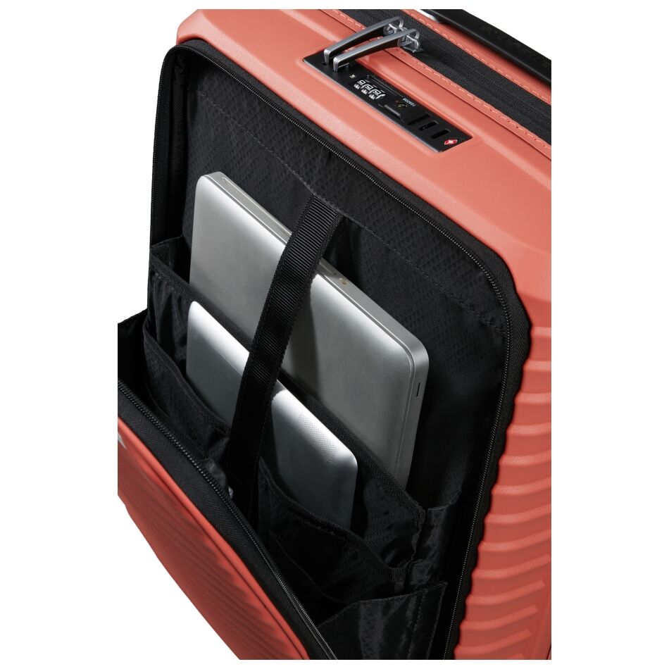 Samsonite Upscape Spinner 55cm. Exp. Easy Access cognac | Wennekes.nl