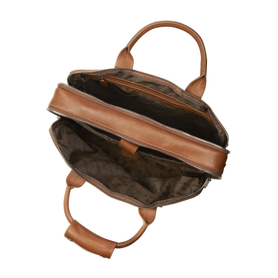 Castelijn & Beerens Firenze Laptoptas 15.6 Inch bruin | Wennekes.nl