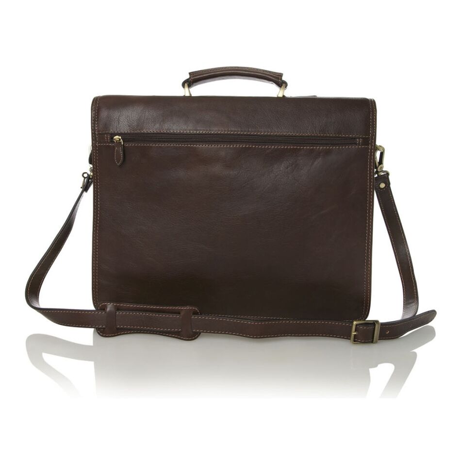 Castelijn & Beerens Verona Laptoptas 15.6 Inch bruin | Wennekes.nl