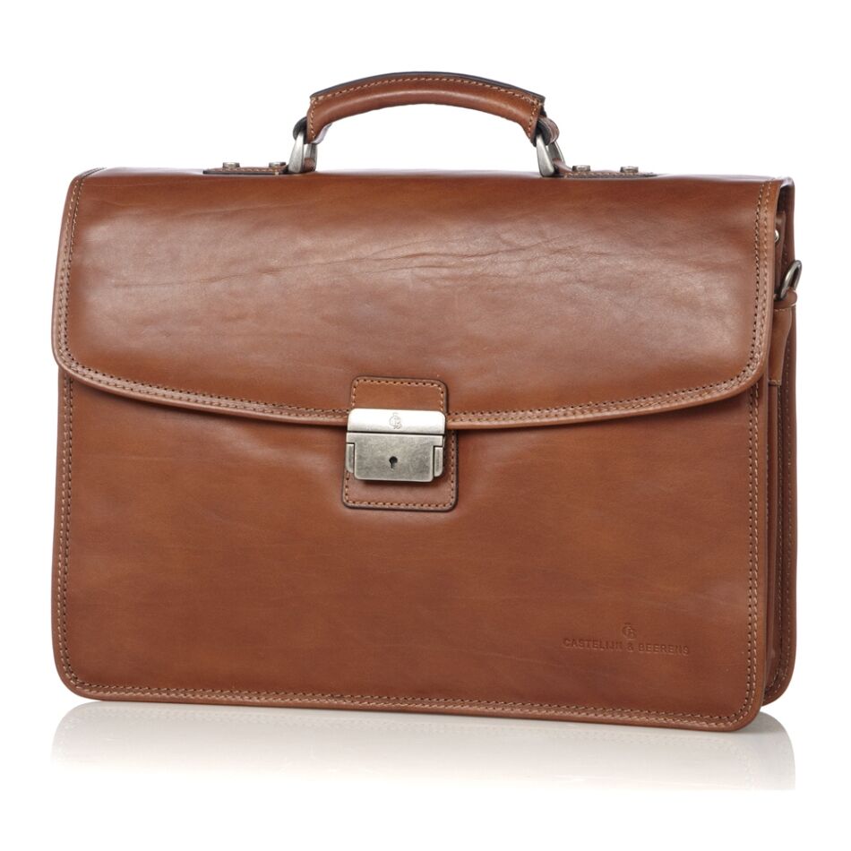 Castelijn & Beerens Verona Laptoptas 13,3 Inch bruin | Wennekes.nl