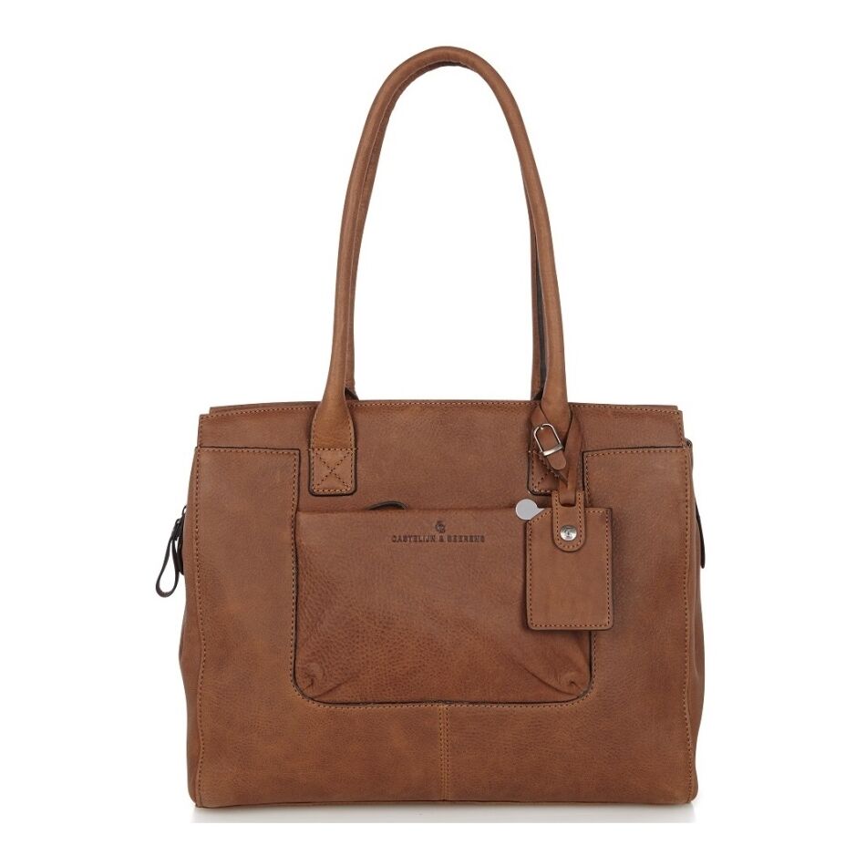 Castelijn & Beerens Carisma Dames Laptoptas 15,6 cognac | Wennekes.nl