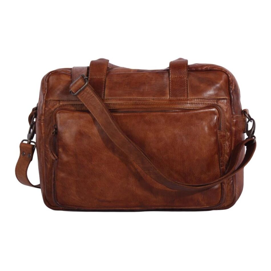 Bear Design Bear Design Hugo Laptoptas 15.6 cognac | Wennekes.nl