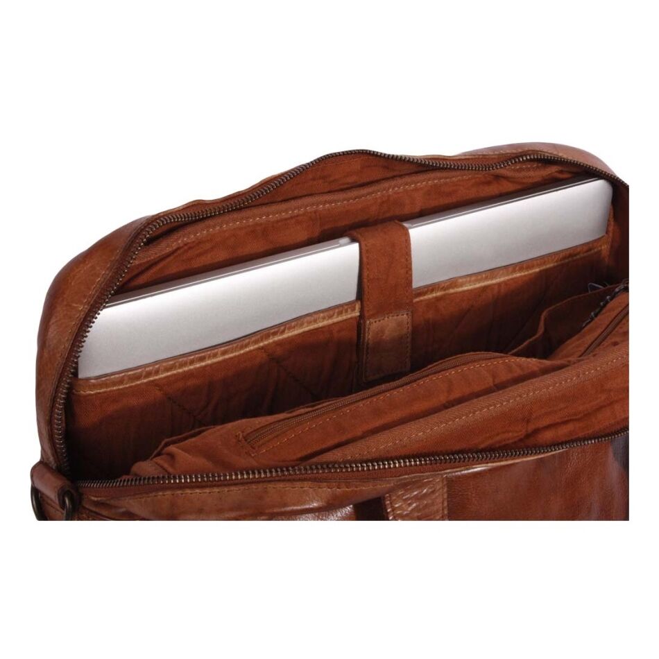 Bear Design Bear Design Hugo Laptoptas 15.6 cognac | Wennekes.nl