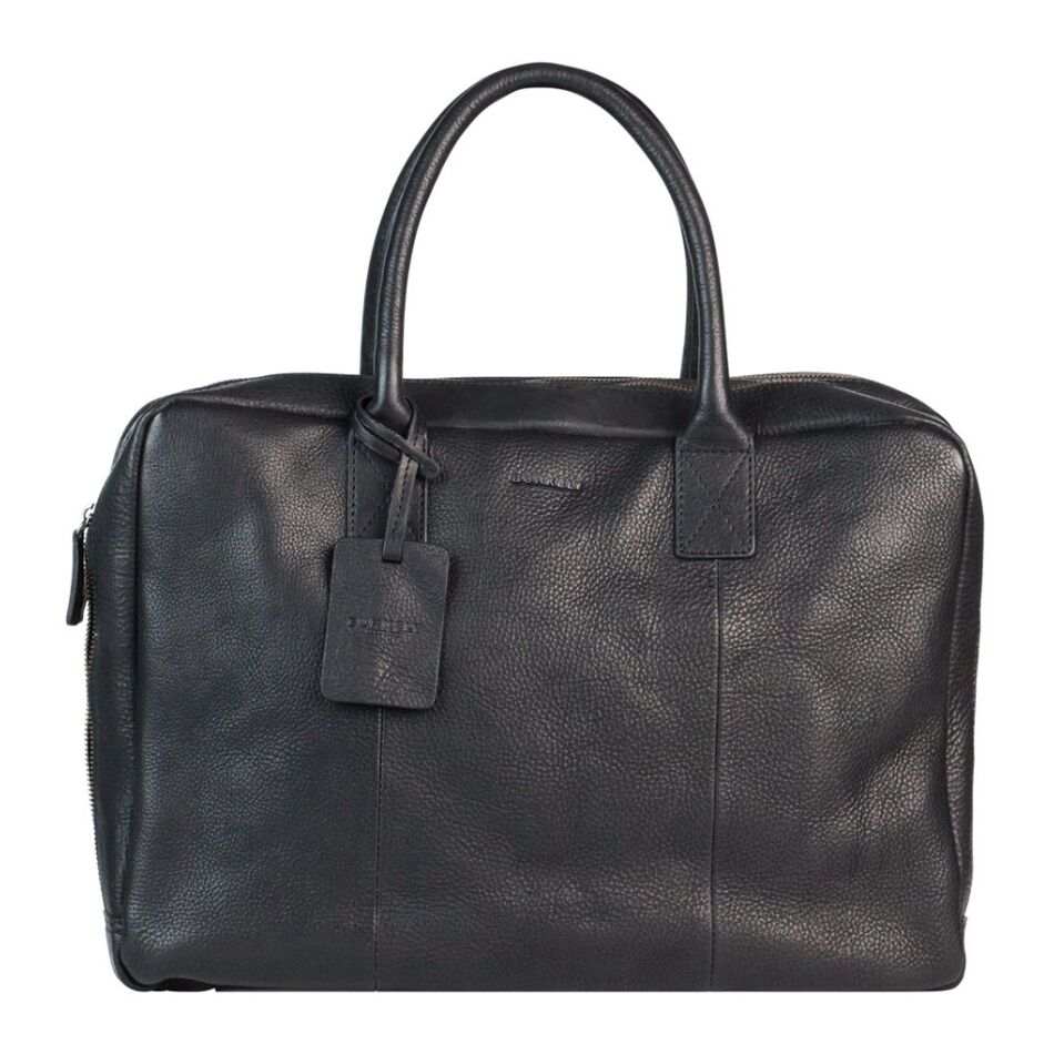 Burkely Antique Avery Worker 15,6 zwart | Wennekes.nl