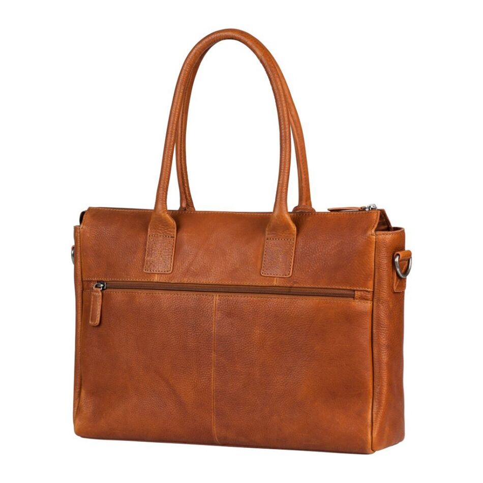 Burkely Burkely Antique Avery Laptopbag cognac | Wennekes.nl