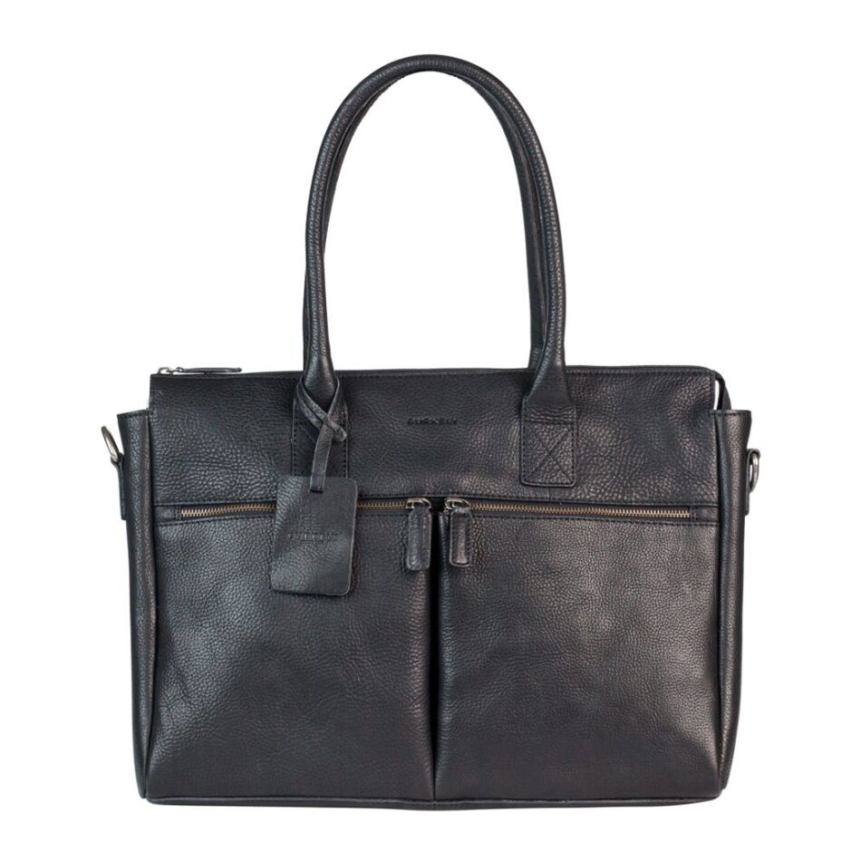 Burkely Burkely Antique Avery Laptopbag zwart | Wennekes.nl