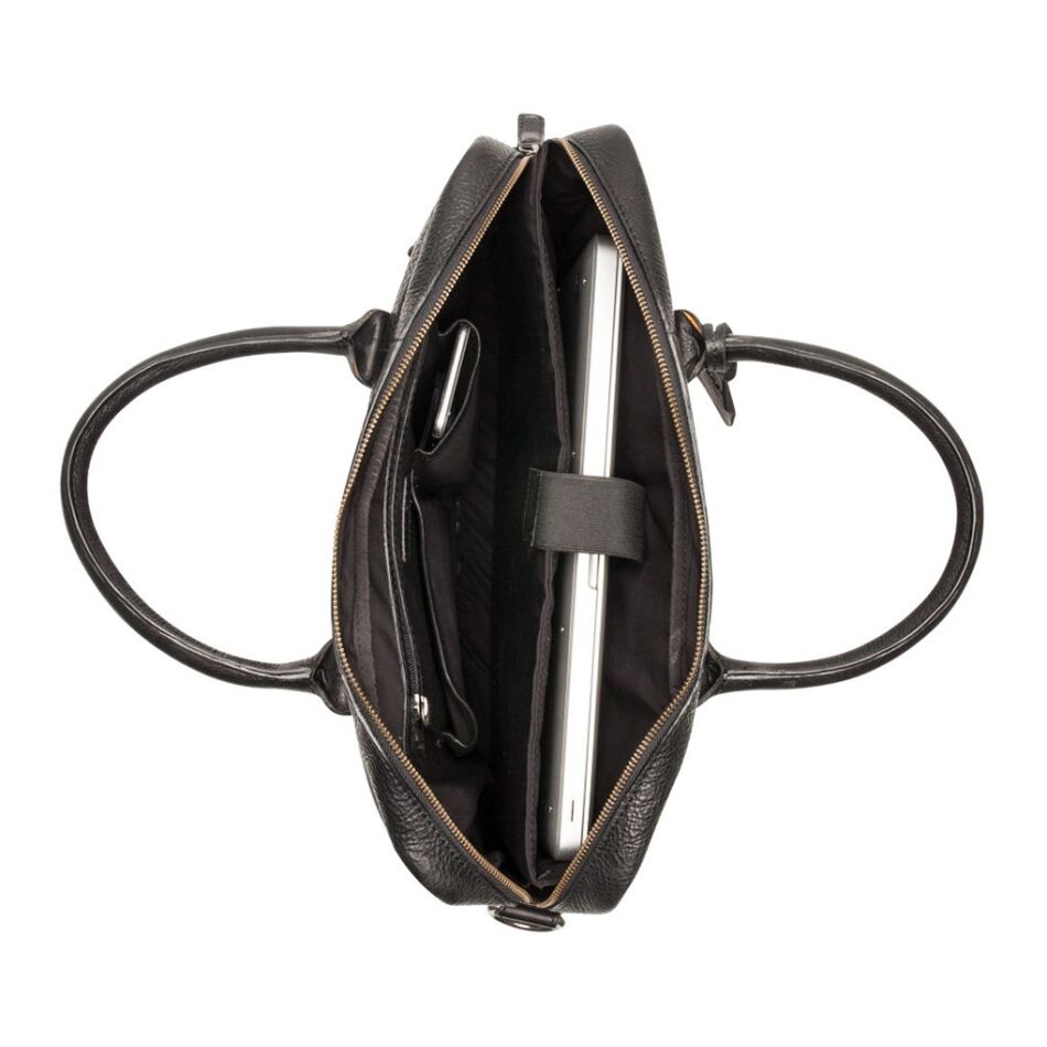 Burkely Burkely Antique Avery Laptopbag zwart | Wennekes.nl