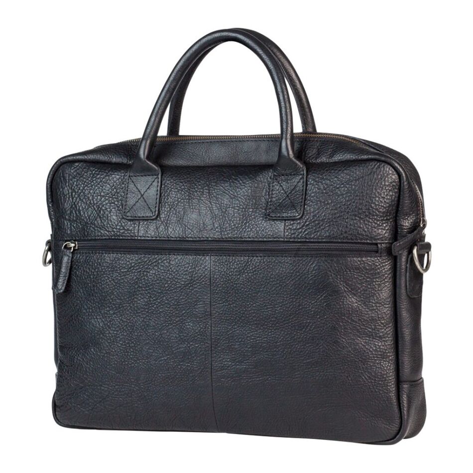 Burkely Burkely Antique Avery Laptopbag zwart | Wennekes.nl