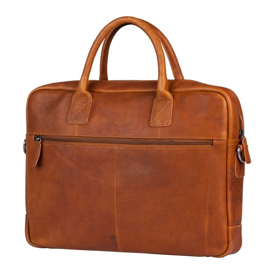 Burkely Burkely Antique Avery Laptopbag cognac | Wennekes.nl