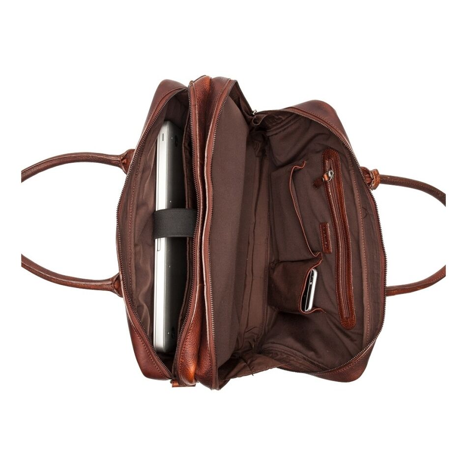 Burkely Antique Avery Worker 15,6 bruin | Wennekes.nl