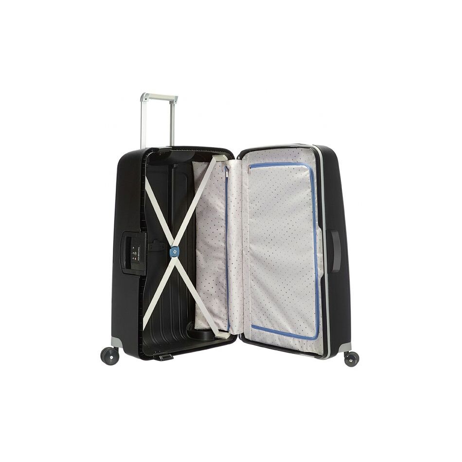 Samsonite S'cure Spinner 75 cm zwart | Wennekes.nl