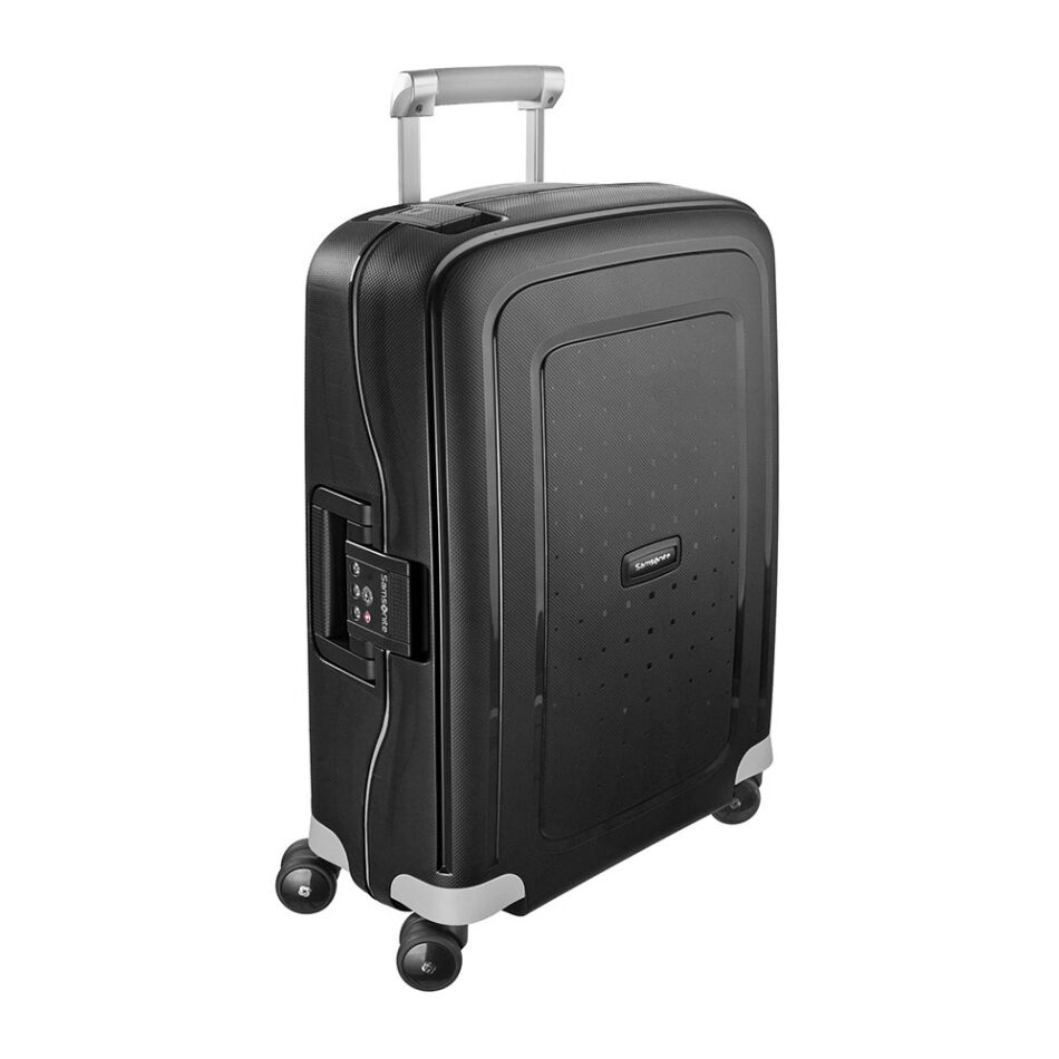 Samsonite S'cure Spinner 55 cm zwart | Wennekes.nl