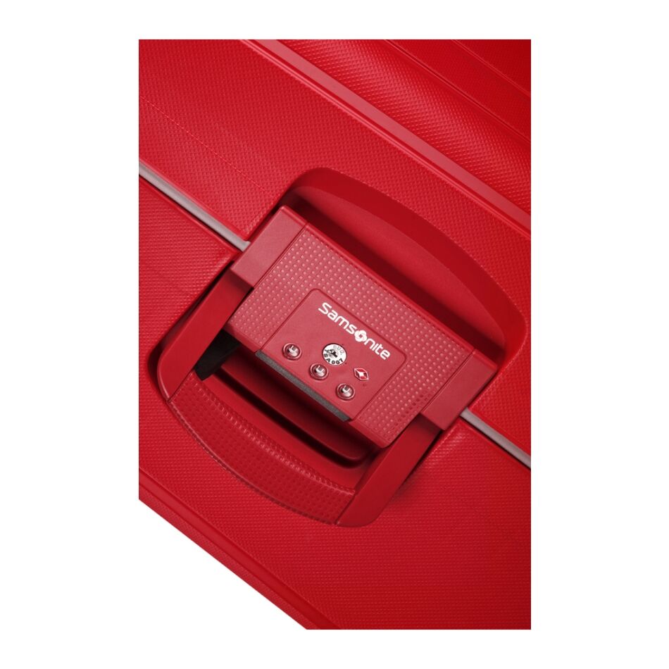 Samsonite S'cure Spinner 69 cm rood | Wennekes.nl
