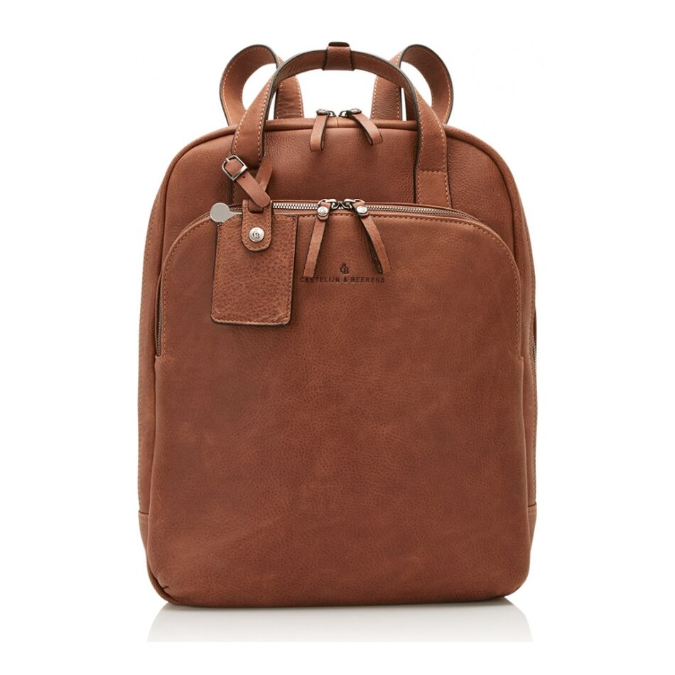 Castelijn & Beerens Carisma Laptop Backpack 15,6 inch + tablet bruin | Wennekes.nl