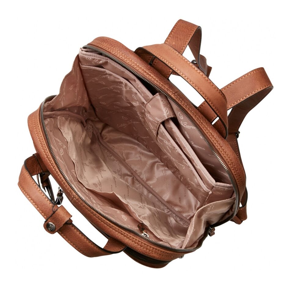 Castelijn & Beerens Carisma Laptop Backpack 15,6 inch + tablet bruin | Wennekes.nl