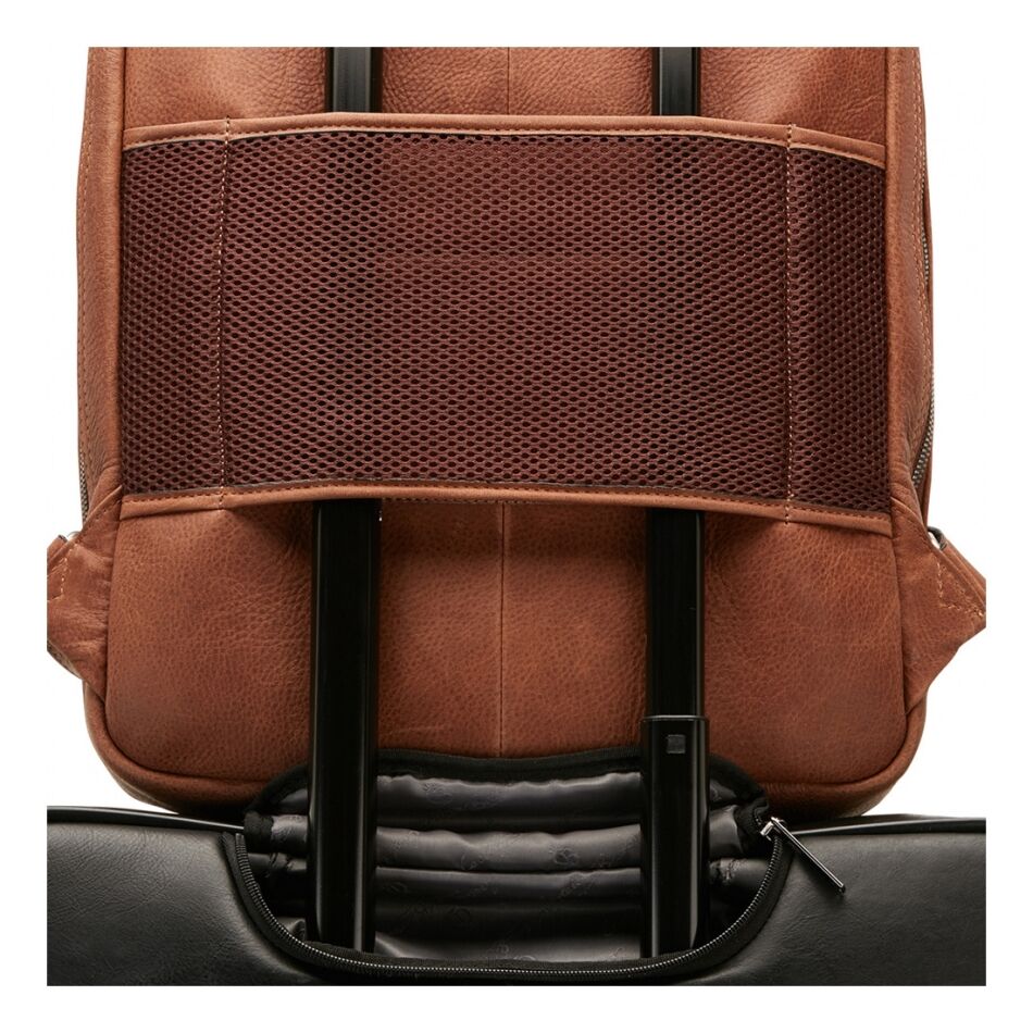 Castelijn & Beerens Carisma Laptop Backpack 15,6 inch + tablet mocca | Wennekes.nl