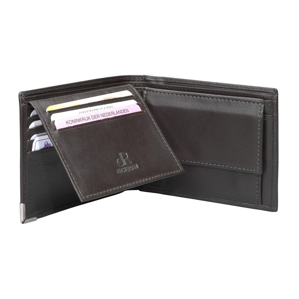 De Rooy Toronto Billfold laag bruin | Wennekes.nl
