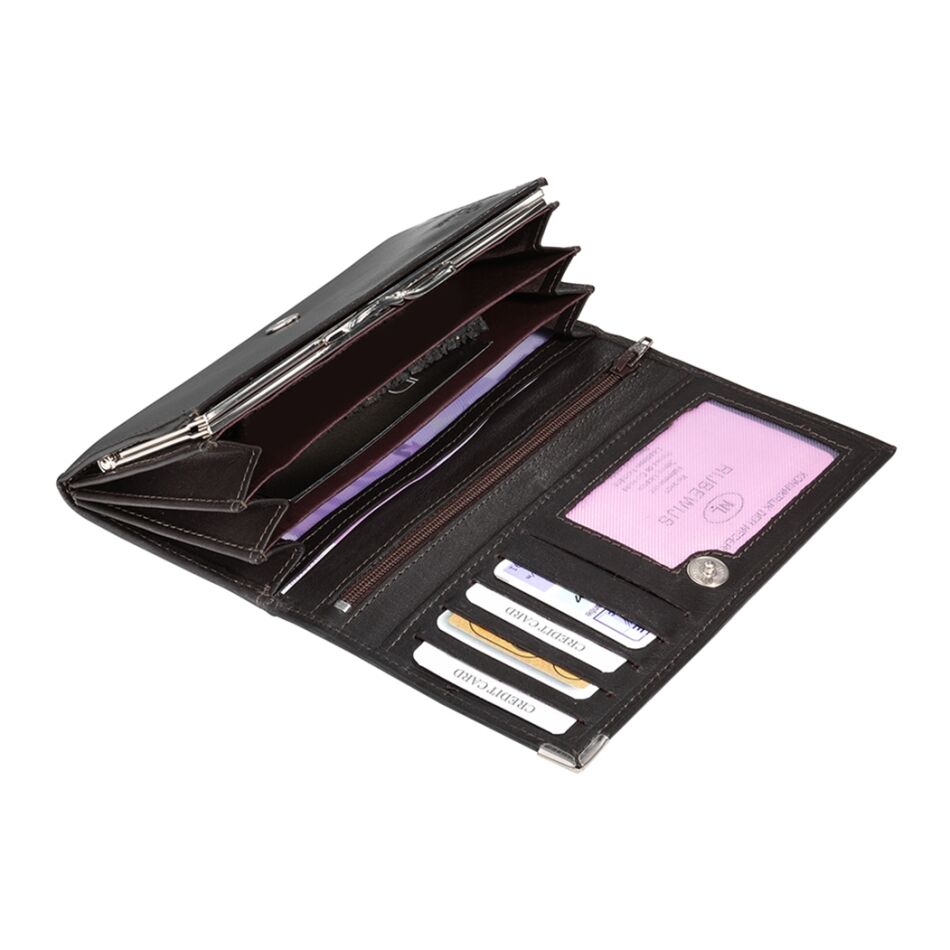 De Rooy Toronto Damesportemonnee bruin | Wennekes.nl